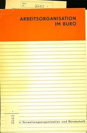 Arbeitsorganisation im Büro: wissenschaftliche Organisation der Arbeit von ingenieurtechnischem P...