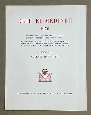 Imagen del vendedor de Deir el-Mdineh. 1970. Fouilles conduites par G. Castel. Fascicule II : Gournet Mar'ei sud a la venta por Meretseger Books