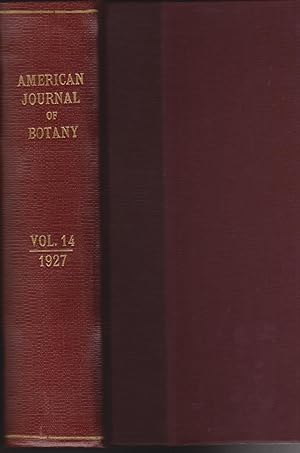 American Journal of Botany: Official Publication of the Botanical Society of America, Volume XIV ...