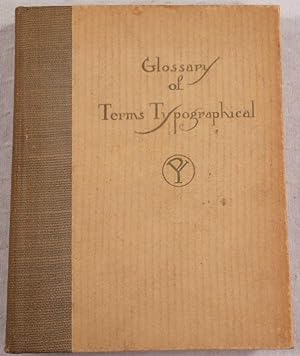 Glossary of Terms Typographical with the Appendix Removed