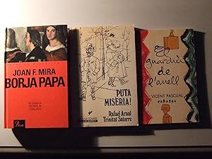 Imagen del vendedor de PUTA MISERIA!+BORJA PAPA+EL GUARDI DE L'ANELL a la venta por Libros Dickens