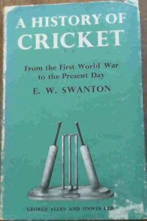 Bild des Verkufers fr A History of Cricket, Vol. II : From the First World War to the Present Day zum Verkauf von Chapter 1