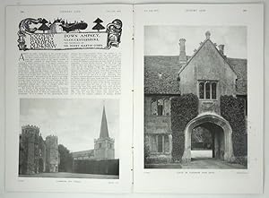 Original Issue of Country Life Magazine Dated October 27th 1917, with a Main Feature on Down Ampn...