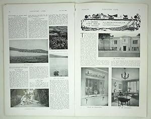 Original Issue of Country Life Magazine Dated July 10th 1926, with a Feature on No. 6, Belgrave P...