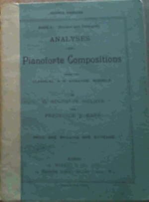 Bild des Verkufers fr Analyses of Pianoforte Compositions from the Classical and Romantic Schools Book 1 (Revised and Enlarged) zum Verkauf von Chapter 1