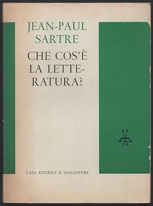 Immagine del venditore per CHE COS'E' LA LETTERATURA? (1963) venduto da Invito alla Lettura