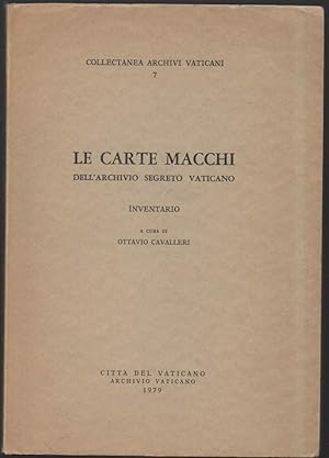 Imagen del vendedor de LE CARTE MACCHI DELL'ARCHIVIO SEGRETO VATICANO (1979) a la venta por Invito alla Lettura