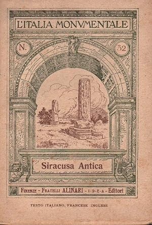 Seller image for SIRACUSA ANTICA (1925) for sale by Invito alla Lettura