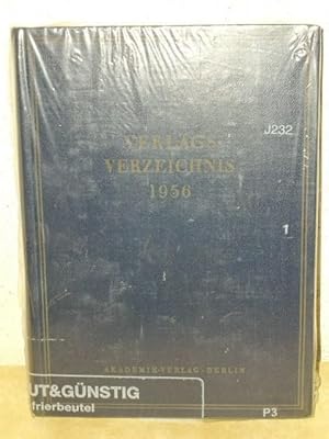 Verlagsverzeichnis 1956 - Akademie-Verlag