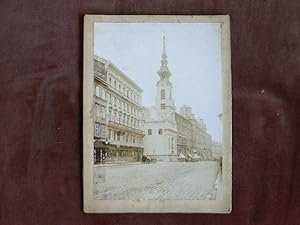 - Wien Mariahilferstraße. Kaufhaus Herzmansky, Garnisonkirche Zum Heiligen Kreuz. Original-Fotogr...