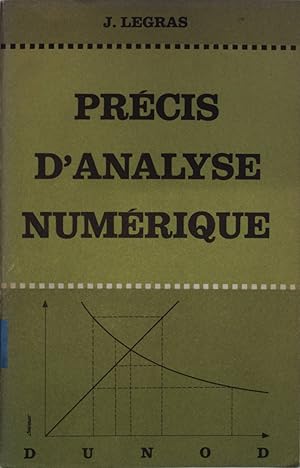 Imagen del vendedor de Precis d analyse numerique. a la venta por Antiquariat Bookfarm