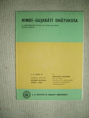 Bild des Verkufers fr Hindi-Gujarati dhatukosa : Hindi aura Gujarati ki kriyavacaka dhatuom ka tulanatmaka adhyayana zum Verkauf von Expatriate Bookshop of Denmark