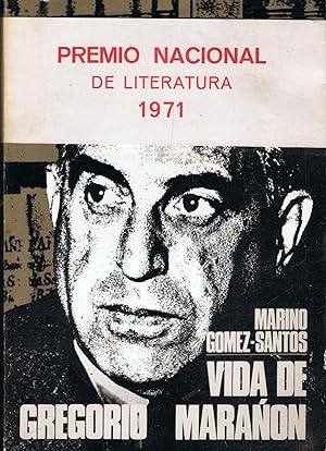Seller image for VIDA DE GREGORIO MARAON for sale by Librera Torren de Rueda