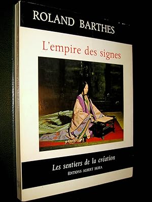 Imagen del vendedor de L'empire des signes a la venta por Le Chemin des philosophes