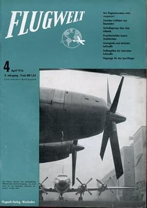 Seller image for Flugwelt - 1956 Heft 4 April, Offizielles Organ des Bundesverbandes der Deutschen Luftfahrtindustrie e.V. for sale by Antiquariat Lindbergh