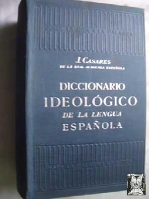 DICCIONARIO IDEOLÓGICO DE LA LENGUA ESPAÑOLA