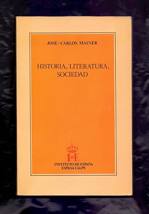 Bild des Verkufers fr HISTORIA, LITERATURA, SOCIEDAD zum Verkauf von Libreria 7 Soles
