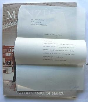 Giacomo Manzù. Opere Inedite. Presentazione Inge Manzù Schabel. Raccolta Amici di Manzù-Ardea. 7 ...