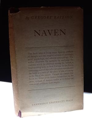 Seller image for NAVEN A Survey of the Problems suggested by a Composite Picture of the Culture of a New Guinea Tribe drawn from Three Points of View for sale by dC&A Books