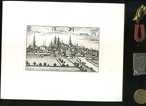 Münster 1580. Radierung. Motivgröße 9 x 13,cm // Blattgröße 20 x 24 cm // Dickes , saugfähiges, B...