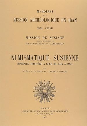 Numismatique Susienne : Monnaies trouvées à Suse de 1946 à 1956