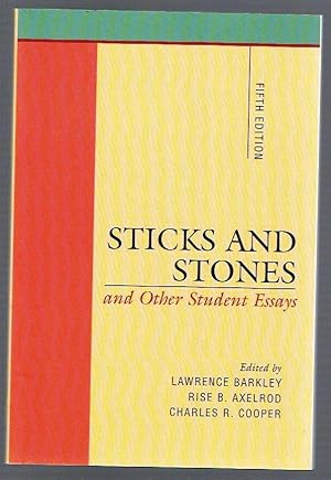 Imagen del vendedor de Sticks and Stones: And Other Student Essays a la venta por Riverhorse Books