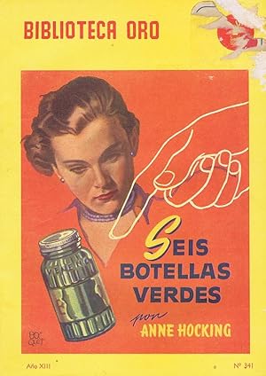 SEIS BOTELLAS VERDES