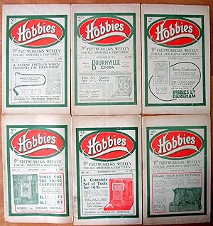 Hobbies. The Fretworker's Weekly. for All Amateurs & Craftsmen. 10 Issues From 1923