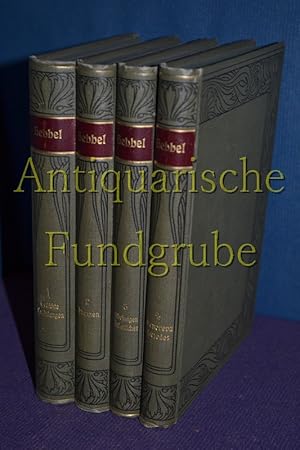 Imagen del vendedor de Hebbels Werke in 4 Bnden a la venta por Antiquarische Fundgrube e.U.