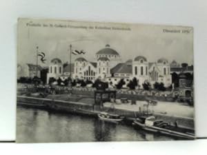 seltene AK Düsseldorf 1908, Festhalle der 55. General-Versammlung der Katholiken Deutschlands