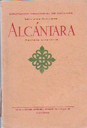 ALCANTARA REVISTA LITERARIA. NUM. 138.