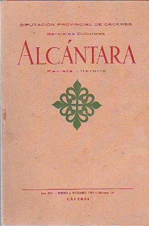 ALCANTARA REVISTA LITERARIA. NUM. 141.