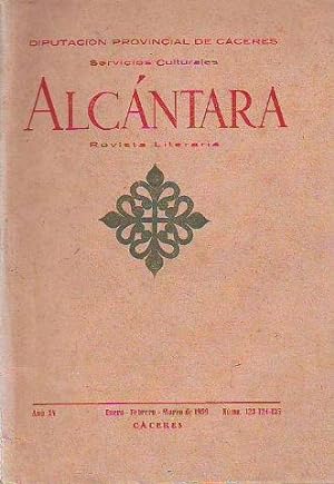 ALCANTARA REVISTA LITERARIA. NUM. 123 AL 125.