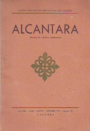ALCANTARA REVISTA DE CULTURA EXTREMEÑA. NUM. 172.