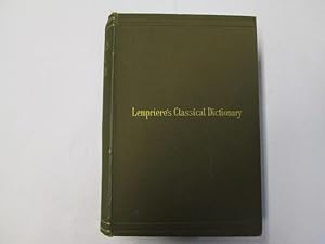 Immagine del venditore per A Classical Dictionary Containing A Copious Account of All The Proper Names (etc) venduto da Goldstone Rare Books
