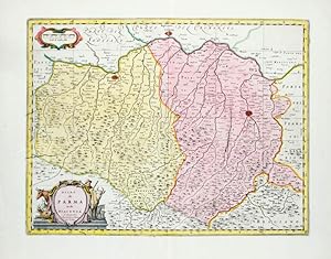 Kolorierte Kupferstich-Landkarte von Mortier. Duche de Parma et de Piacenza.
