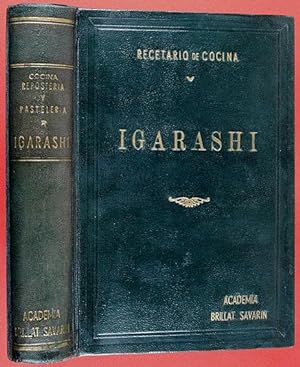 Imagen del vendedor de Recetario de Cocina, Repostera y Pastelera "Igarashi" a la venta por Lirolay