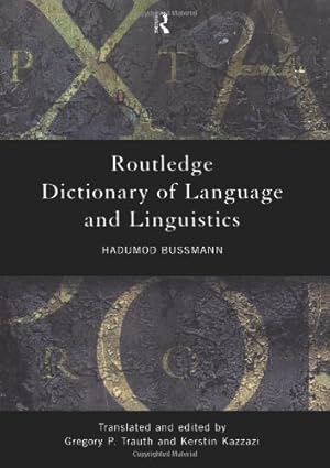 Seller image for Routledge Dictionary of Language and Linguistics (Routledge Reference) for sale by Modernes Antiquariat an der Kyll