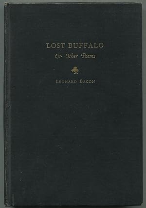 Bild des Verkufers fr Lost Buffalo and Other Poems zum Verkauf von Between the Covers-Rare Books, Inc. ABAA