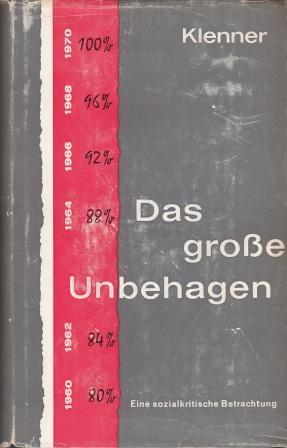 Bild des Verkufers fr Das groe Unbehagen. Eine sozialkritische Betrachtung. zum Verkauf von Versandantiquariat Dr. Uwe Hanisch