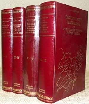 Imagen del vendedor de Dictionnaire historique des paroisses de l'ancien Evch de Ble. 9 Parties relies en 4 volumes complets. a la venta por Bouquinerie du Varis