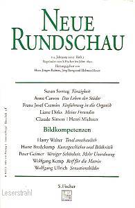 Imagen del vendedor de Neue Rundschau, 114.Jg./H.3 : Bildkompetenzen a la venta por Leserstrahl  (Preise inkl. MwSt.)