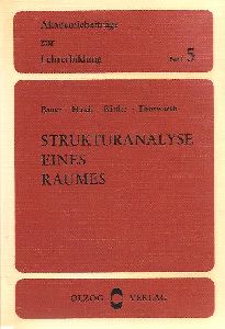 Immagine del venditore per Strukturanalyse eines Raumes. venduto da Leserstrahl  (Preise inkl. MwSt.)