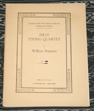 Seller image for First String Quartet. for sale by Veery Books