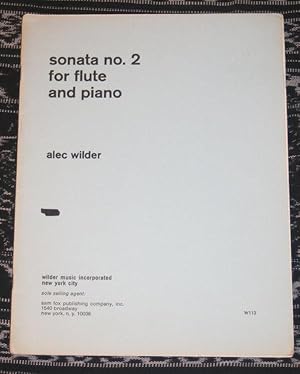 Image du vendeur pour Sonata No. 2 for flute and Piano. mis en vente par Veery Books