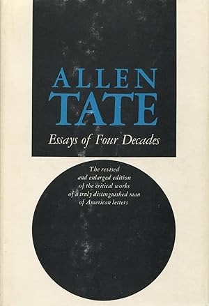 Immagine del venditore per Allen Tate: Essays of Four Decades venduto da Kenneth A. Himber