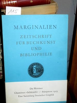 Marginalien 115 1989/3. Zeitschrift für Buchkunst und Bibliophilie (bis 1968: Blätter der Pirckhe...