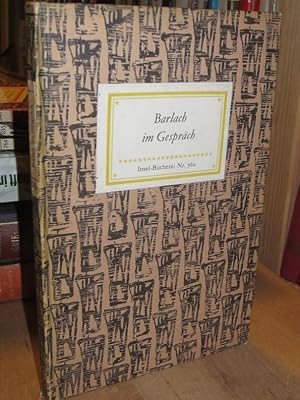 Bild des Verkufers fr Barlach im Gesprch. Aufgezeichnet von Friedrich Schult. [Insel-Bcherei 762]. zum Verkauf von Altstadt-Antiquariat Nowicki-Hecht UG