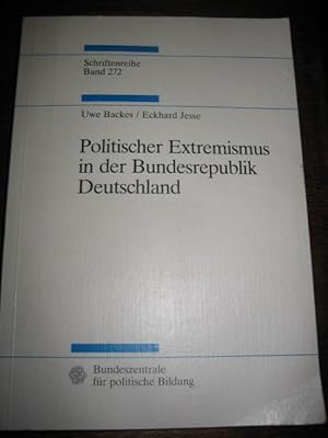 Seller image for Politischer Extremismus in der Bundesrepublik Deutschland. (= Schriftenreihe der Bundeszentrale fr Politische Bildung). for sale by Altstadt-Antiquariat Nowicki-Hecht UG