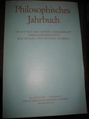 Imagen del vendedor de Philosophisches Jahrbuch der Grres-Gesellschaft. 69. Jahrgang. 1. Halbband. a la venta por Altstadt-Antiquariat Nowicki-Hecht UG